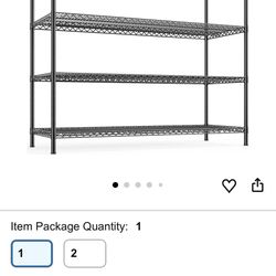 Unarmed Metal Shelving Unit 4 
