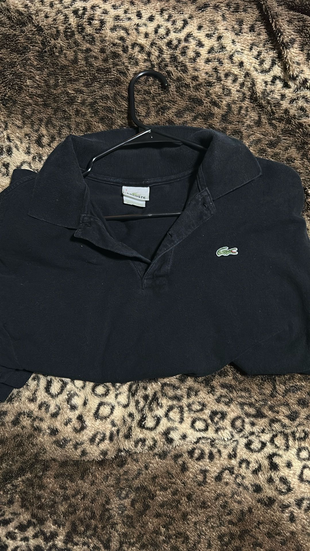 Black Lacoste Polo