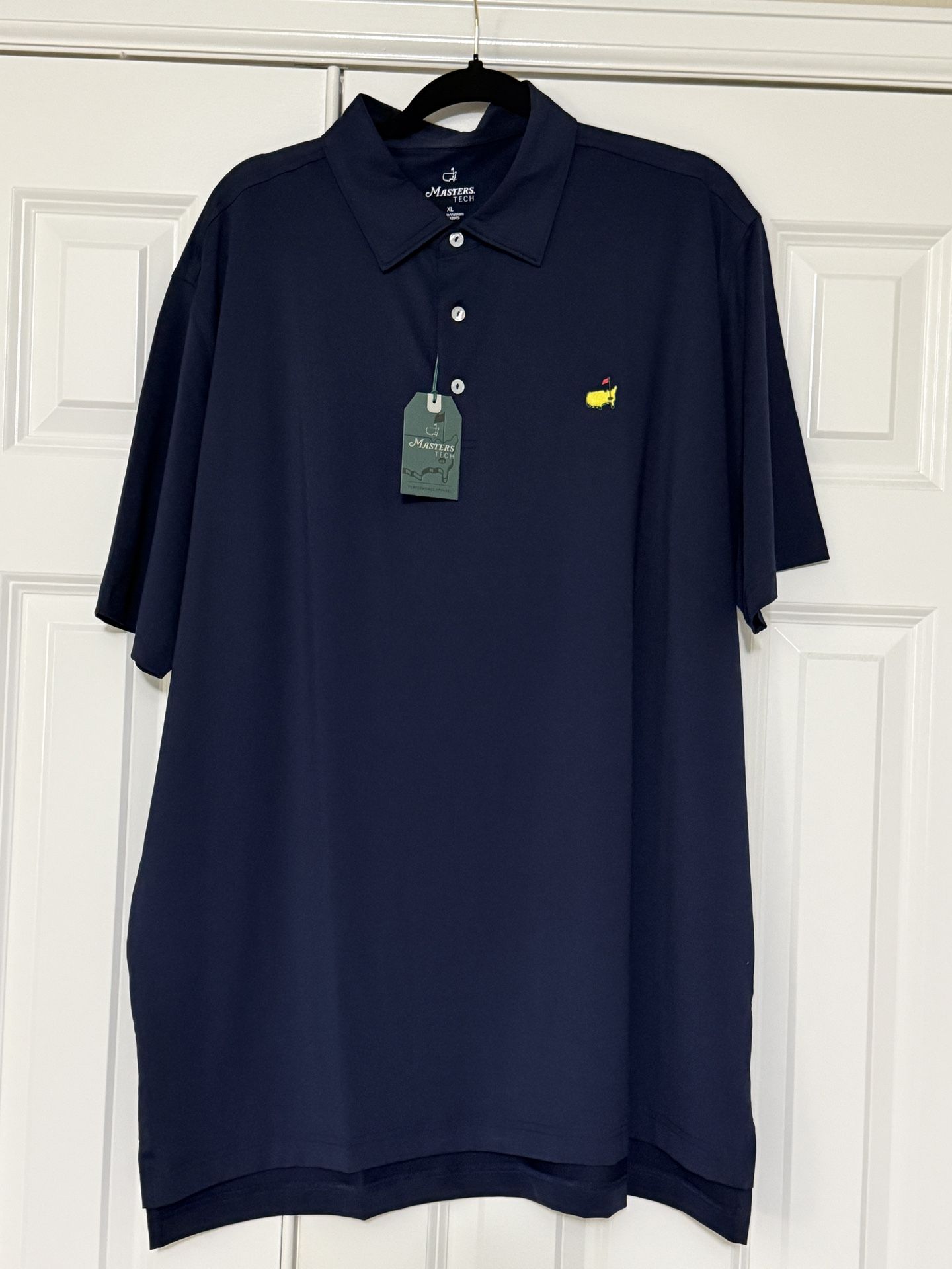 NEW w/ TAGS Men’s The MASTERS TECH Golf Polo Shirt XL Extra Large