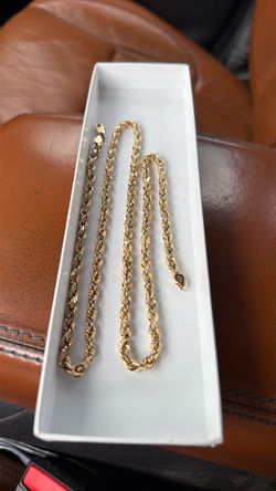 10k,26” 10k,robe chain,10.9 g ,gold,oro