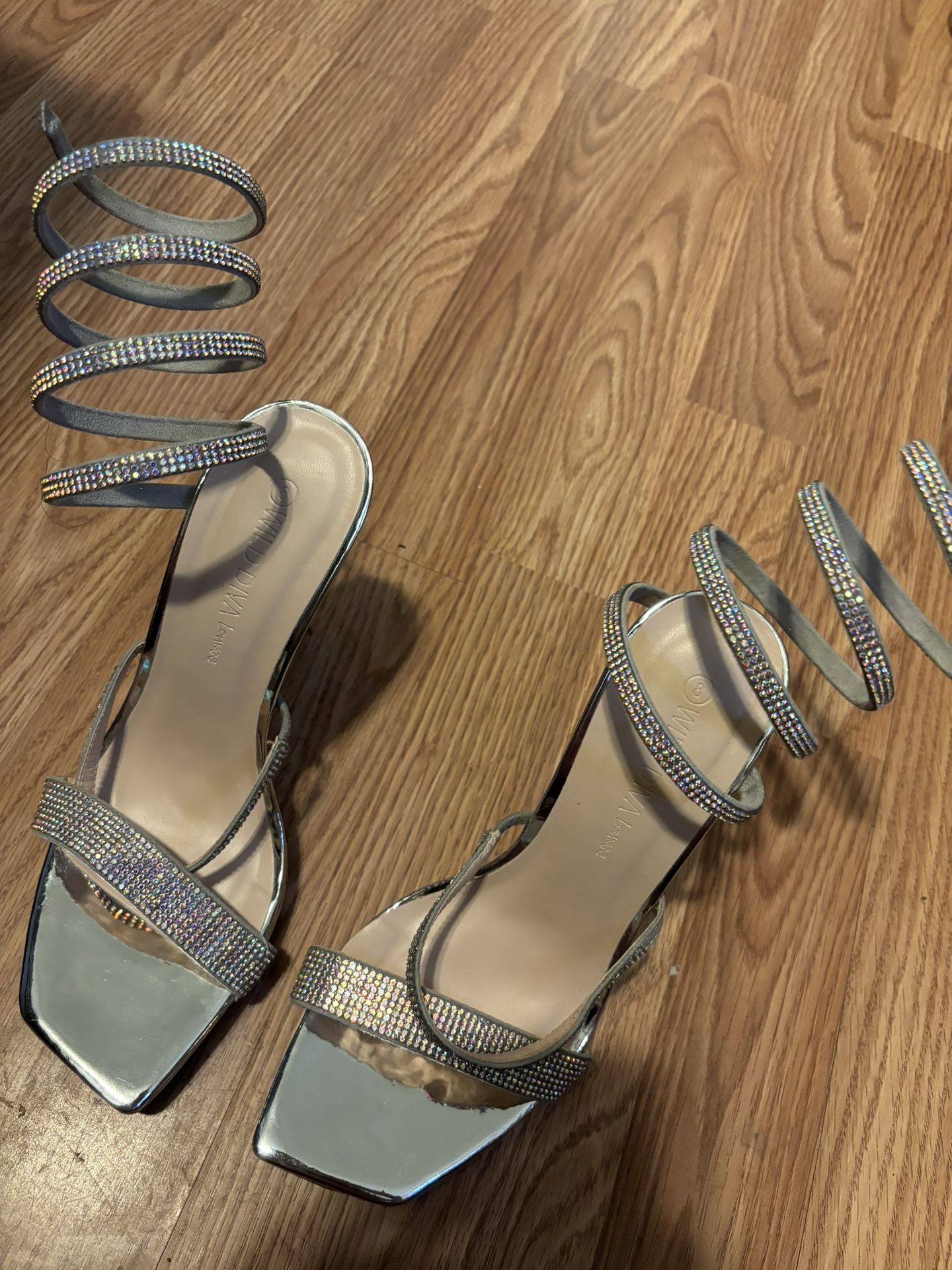 glitter heels