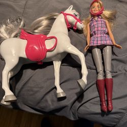 Barbie with horse