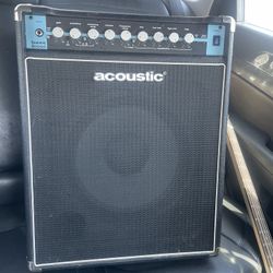 ACOUSTIC BASS AMP AND BASS