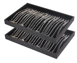 Velvet Lined Necklace Trays Holds 20 Each
