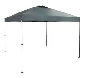 New in box 10 ft. x 10 ft. Grey Instant Shade Canopy Pop Up Tent