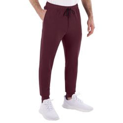 Mens Active Jogger Sweatpants Size XL   Burgundy Drawstring Members Mark