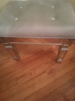 Mirror Glass Stool/Furniture