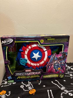 Nerf Marvel Mech Strike Monster Hunters Captain America Shield
