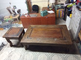 Living room table and end table