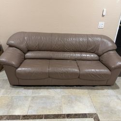 Leather sofas
