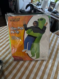 Halloween inflatable alien abduction costume