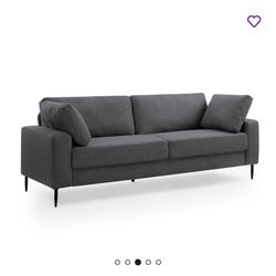 Gray 85.3 Inch Couch 