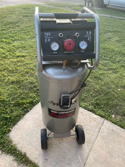 Quiet Air Compressor 27 GAL 165 PSI