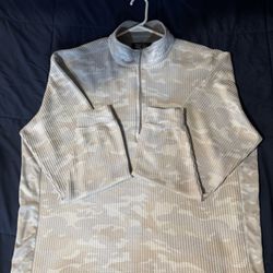 Camouflage Quarter-zip Pullover 
