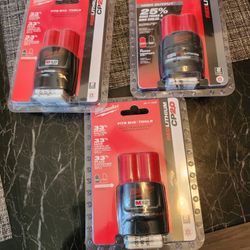Milwaukee 2.0 Batteries