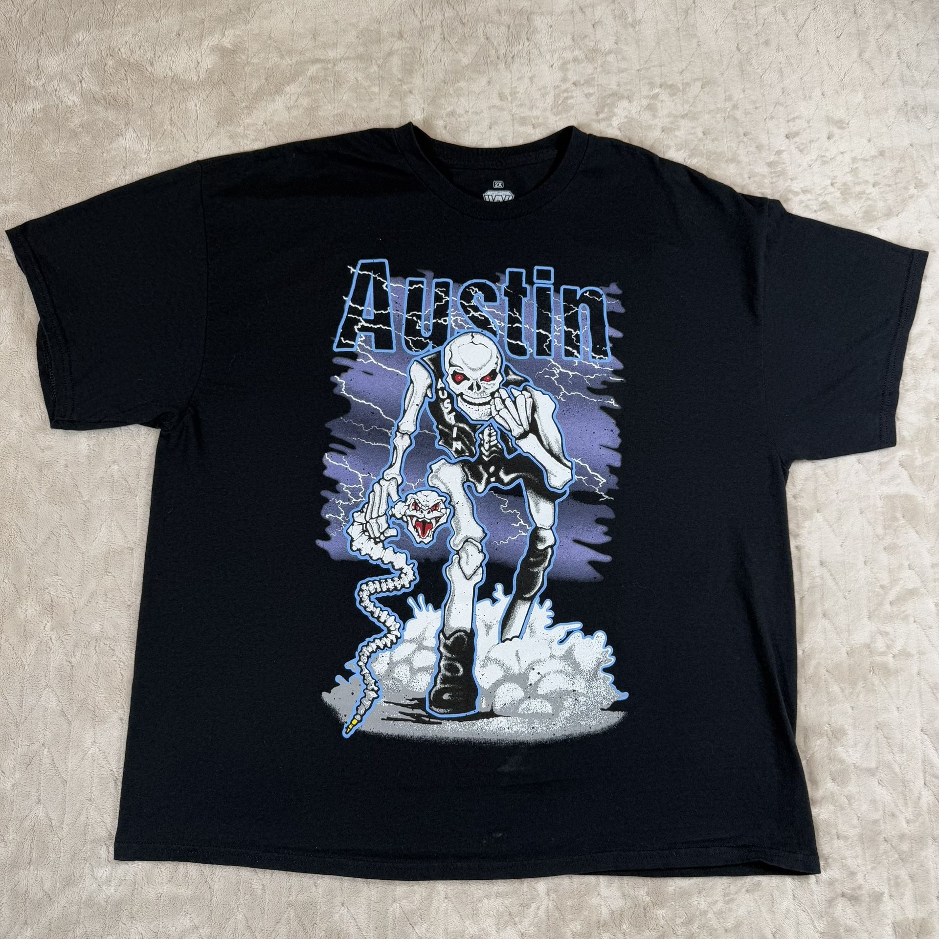 Stone Cold Steve Austin Bad to the Bonz Modern T-shirt Sz 2XL