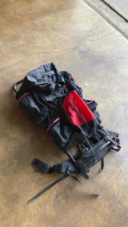 Large external frame backpack