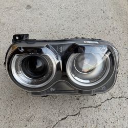 2015 2016 2017 2018 2019 2020 2021 2022 2023 DODGE CHALLENGE HEADLIGHTS HALOGEN WITH LED DRIVER SIDE “L” ORIGINAL OEM
