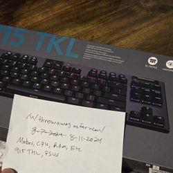 Logitech Tkl 915 GL TACTILE Mechanical Gaming RGB Keyboard