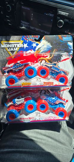 Monster jam toys stars and stripes