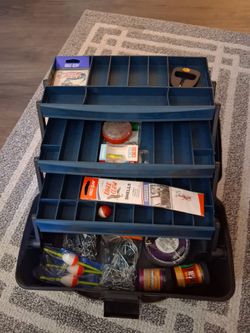 Tackle Box With Everything Shown