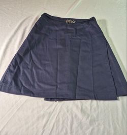 GIRL SKIRT SKORT SCHOOL WEAR UNIFORM COLOR NAVY BLUE SIZE 18