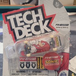 New/Sealed Tech Deck FINESSE Series 13 SONIC THE HEDGEHOG Ultra Rare Skateboard