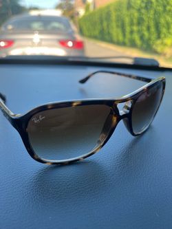 Ray-Ban Tortoise Sunglasses Brown Gradient Lenses