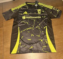 Columbus Crew 2XL XXL Adidas Soccer MLS Men Adult NWT New Short Sleeve USMNT USA