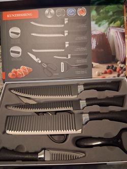 Kunzhisheng 6-Piece Kitchen Knife Set