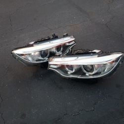 2014-1016 Bmw Headlights 428i 430i 435i Xenon Hid With Light Bulbs And Accessories Oem.