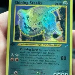 Shining Steelix Pokemon Card (1st Edition)