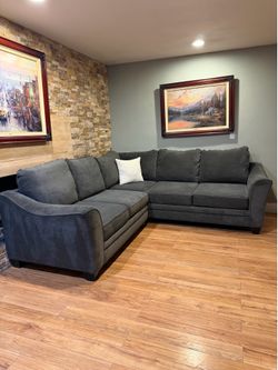 FREE DELIVERY — Living Spaces Designer Sectional Sofa