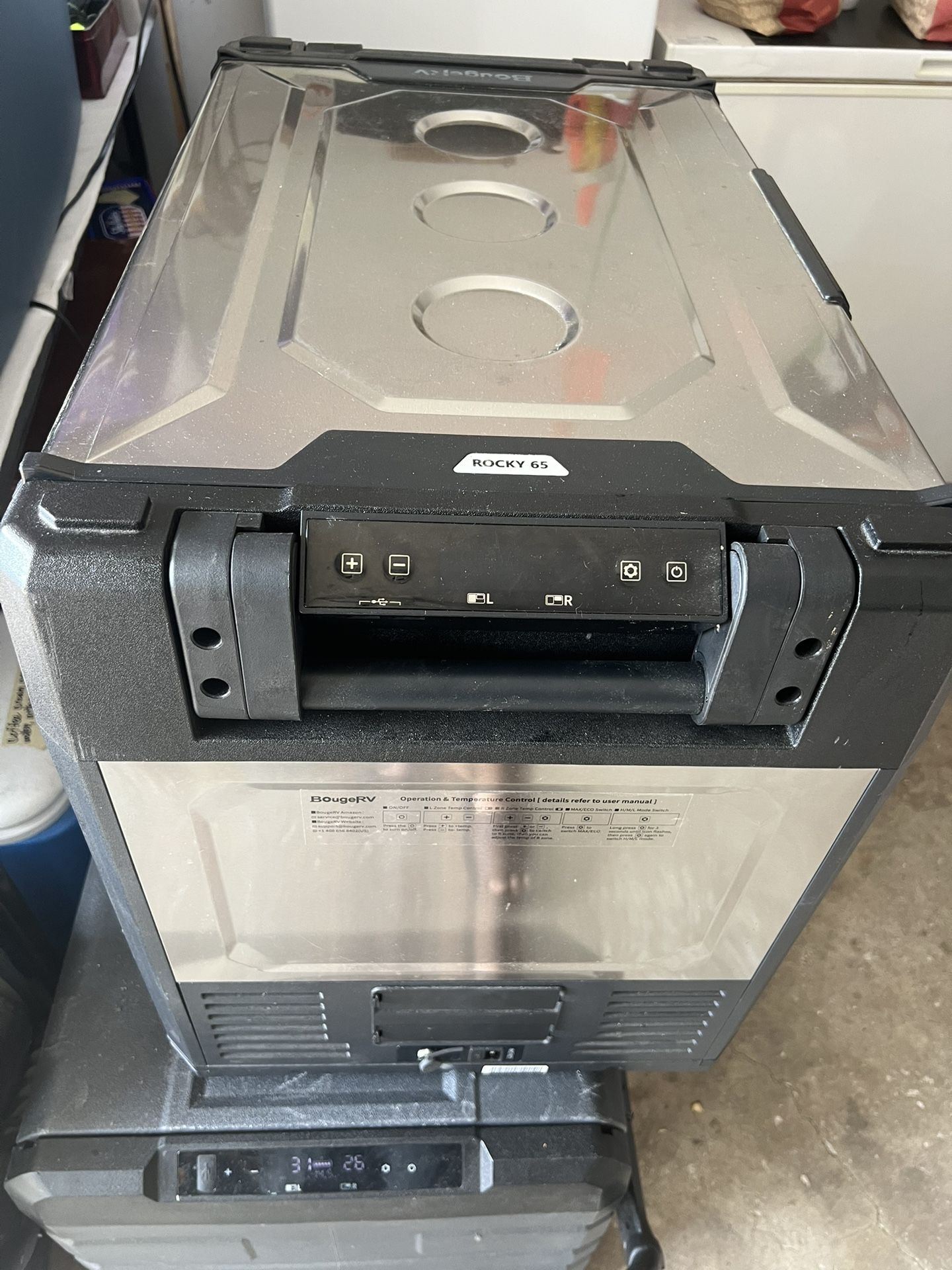 Bougerv 69 Quart Dual Zone Car Fridge Freezer
