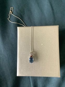 Blue Topaz Necklace