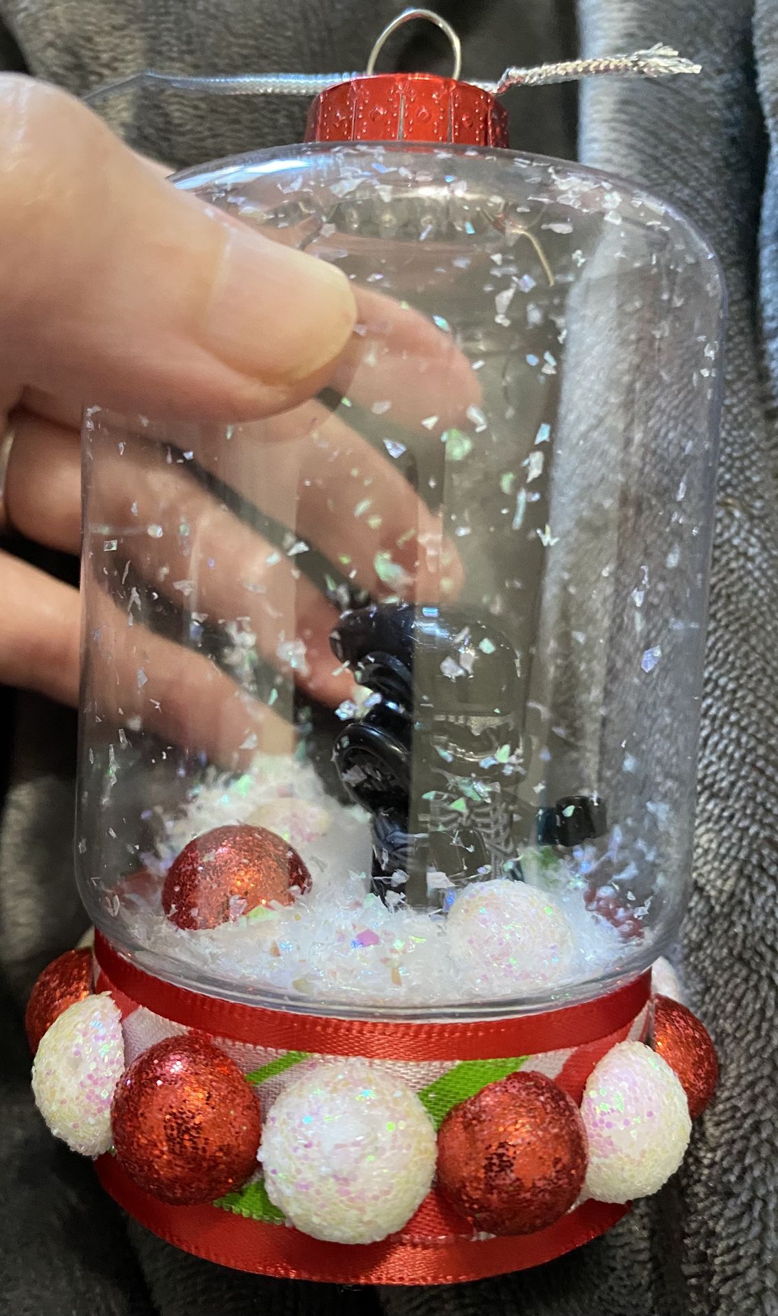 HANDMADE LEGO ALIEN XENOMORPH CHRISTMAS ORNAMENT NEW