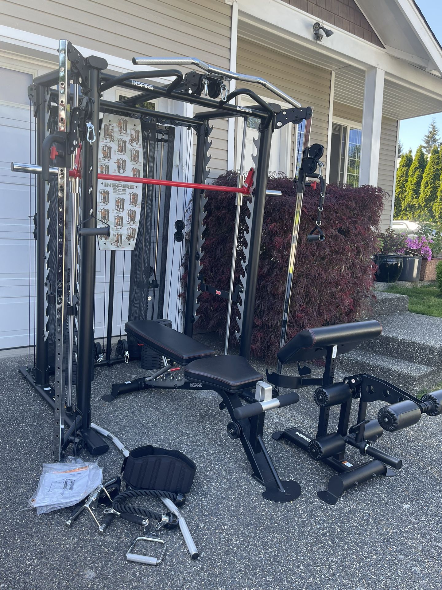 INSPIRE FITNESS SCS SMITH CAGE SYSTEM-FULLY LOADED