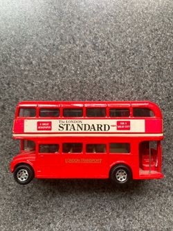 Vintage double decker bus London Standard
