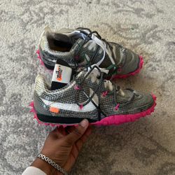 Nike Waffle Racer Off-White Black (Women's) sneakers