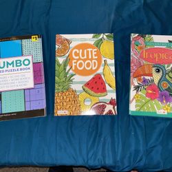 Crossword/Coloring Books