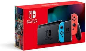 Brand new Nintendo Switch w Blue N Red Joycons