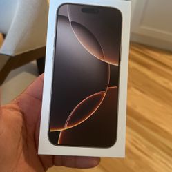 16 Pro Max Unlocked To Any carrier  Desert Titanium