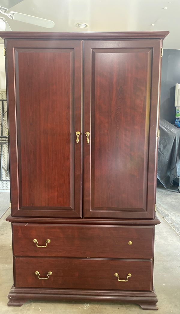 N Sauder Armoire with Cherrywood Finish for Sale in N Sauder Armoire with Cherrywood Finish for Sale in