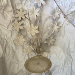 Pretty Wall Sconce With Candle Holder 