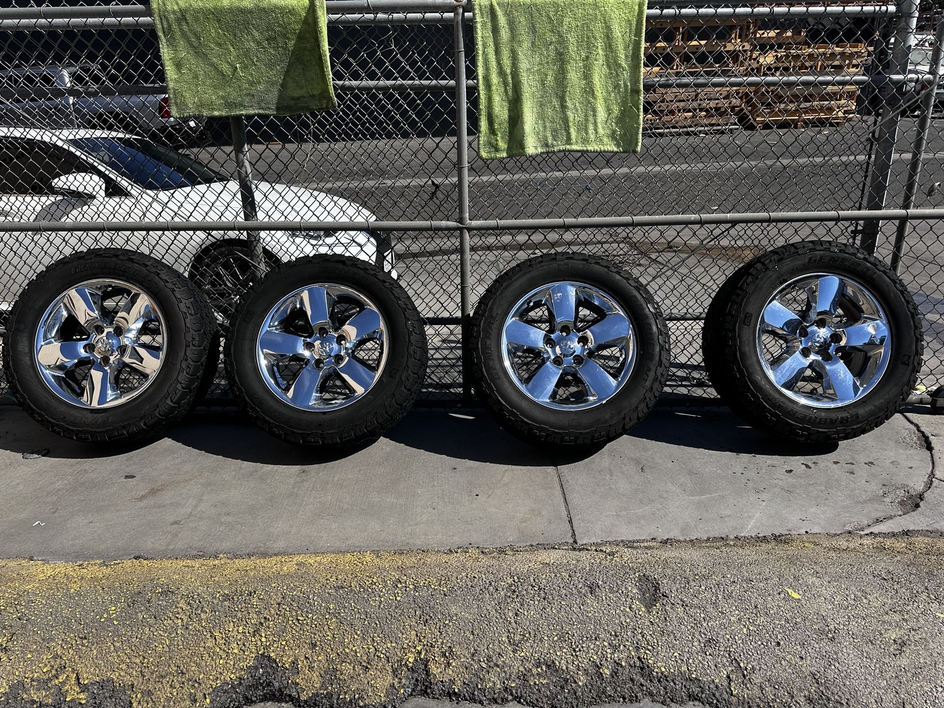 Read Before You Ask!. General Grabber A/T X With Ram Original Wheels X4