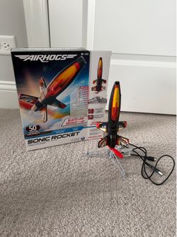 Air Hogs Sonic Rocket 200ft High Flying Motorized 3 Power Modes