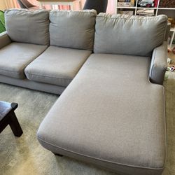 FREE Light Grey Couch - Pickup Only
