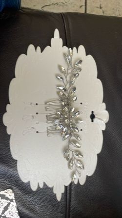 Rhinestone Flower Hair Comb