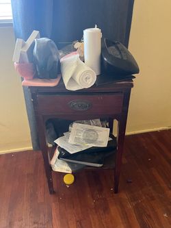 / nightstand/ figurines/ shelving/ storage cart