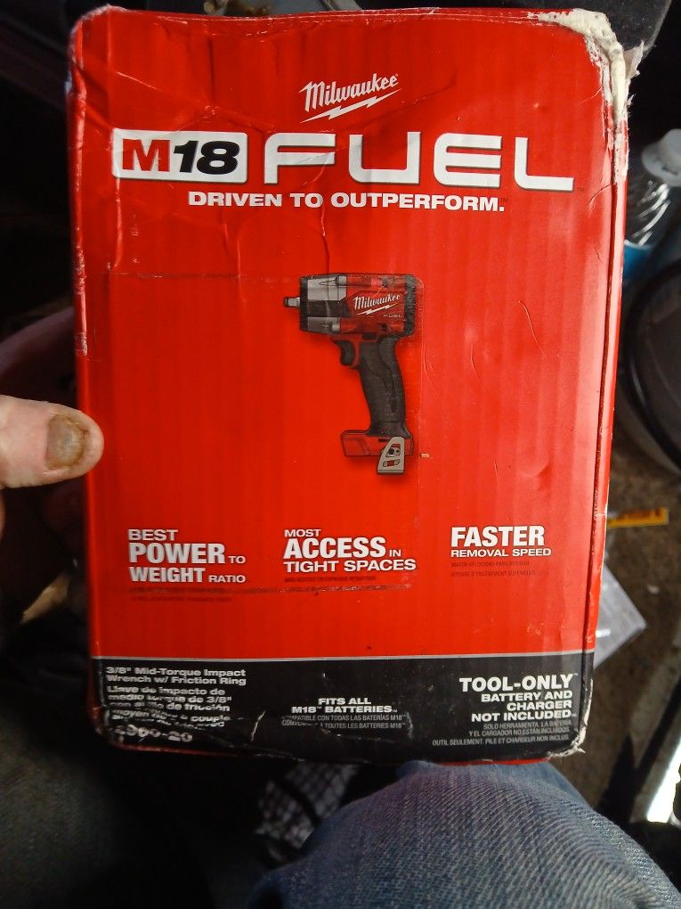 New Milwaukee M18 3/8" Impact